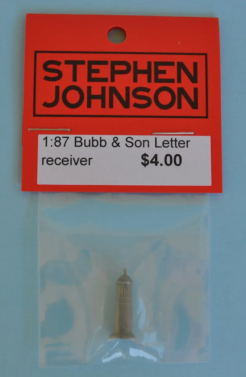 Sj-Cilr - Bubb & Son Cast Iron Letter Receiver (Ho Scale) 1