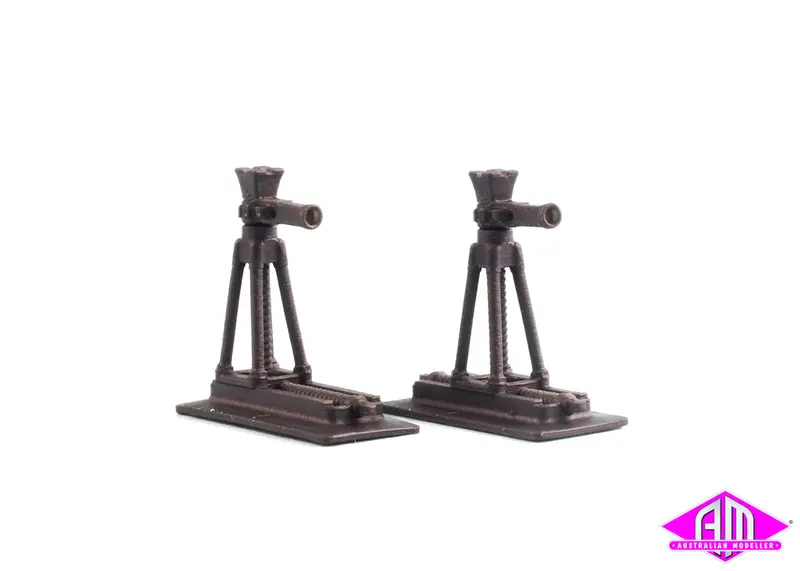 Sj-Dplj1906 - Nswgr 1906 Pattern Loco Jacks 2Pc (Ho Scale) 1