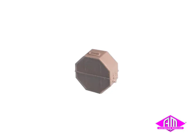 Sj-Dpofc - Octagonal Film Canisters 3Pc (Ho Scale) 1
