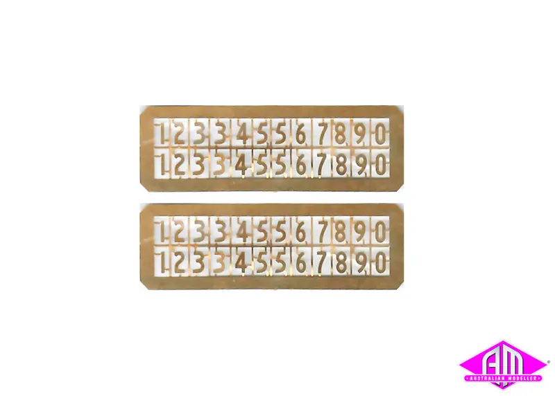 Sj-Eln - Nswgr Brass Loco Numbers (Ho Scale) 1