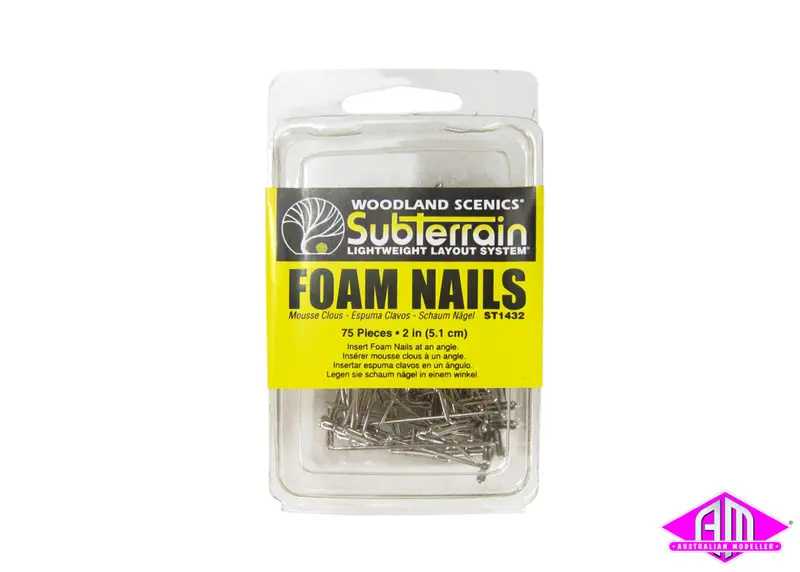 St1432 - Foam Nails 5Cm (75Pc) 1