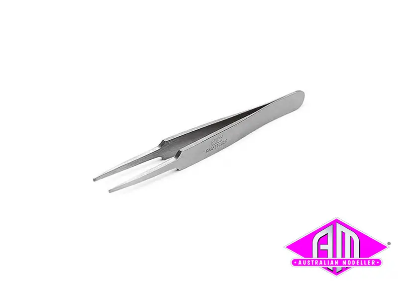 Straight Tweezers - Round Tip 1