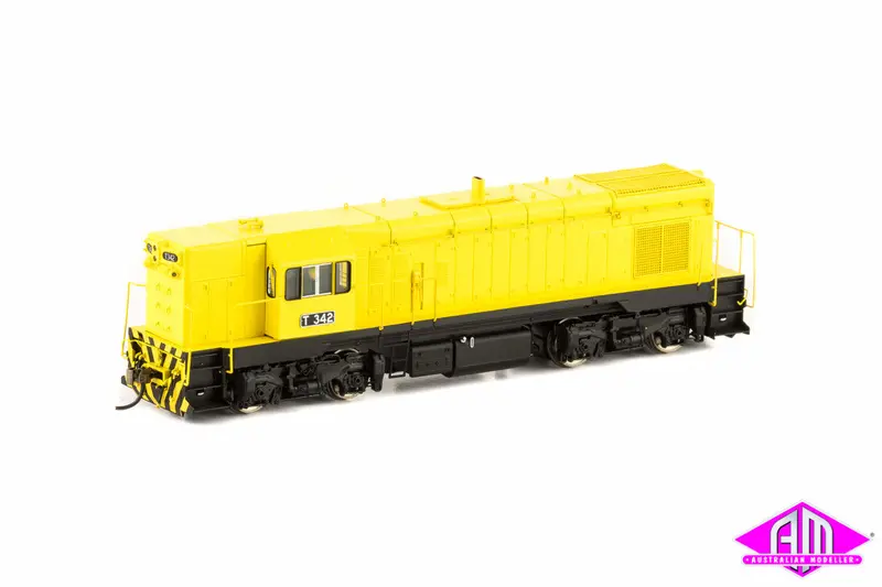 T Class Locomotive T342 Yellow T-8 Ho Scale 1