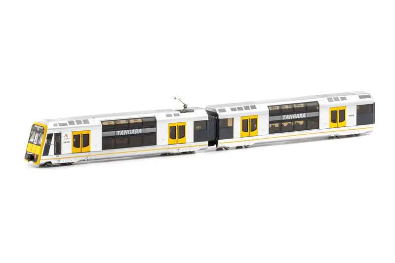 Tangara 4 Car Set, Transport Sydney Trains (T1) With New Doors & Tst Logos Nps-60 Ho Scale 1