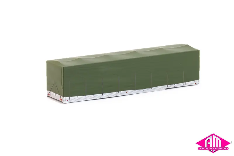 Tarped Trailer Load, Plain Olive Tarp Bv-4 - Twin Pack, Tra-18 1