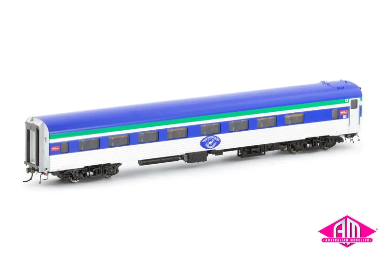 The Overland, Gsr, Blue/Purple/Green With Emu Logo (2007-2017) - 8 Car Set Sps-10 (Ho Scale) 1
