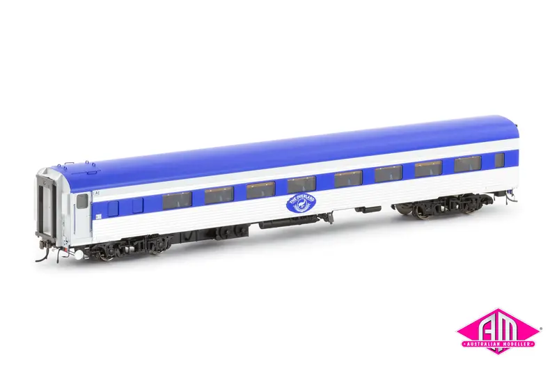 The Overland, Gsr, Blue With Emu Logo (2017-Present) - 8 Car Set Sps-11 (Ho Scale) 1