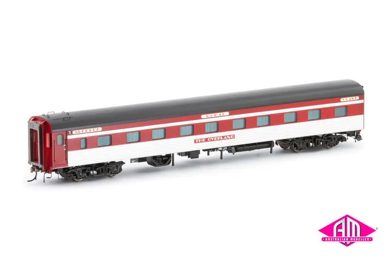 The Overland, V&Anr, Regal Red (1978-1989) - 3 Car Add-On-Set #1 Sps-5 (Ho Scale) 1