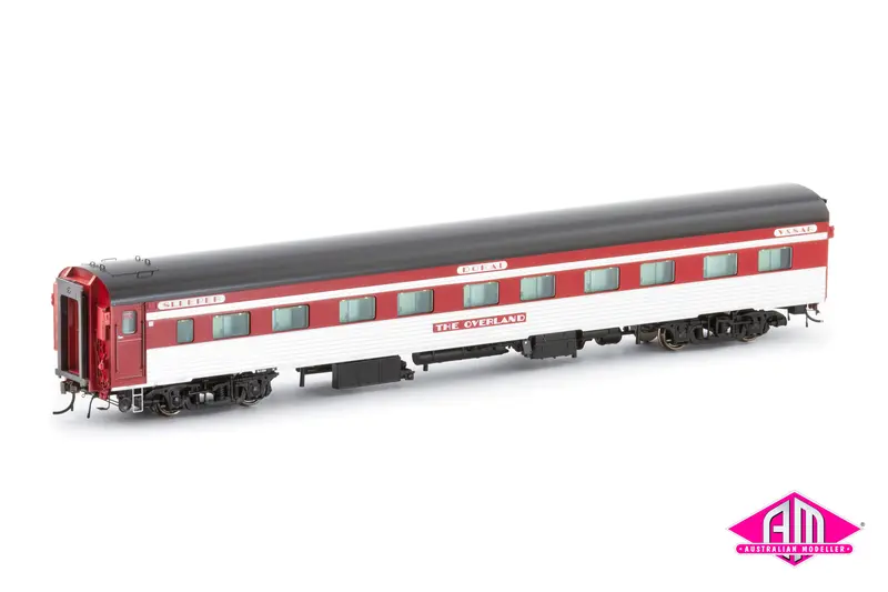 The Overland, V&Sar/V&Anr, Regal Red Restored (2021-Present) 4 Car Set Sps-14 (Ho Scale) 2