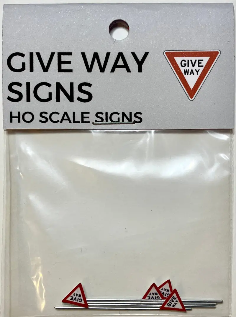 The Train Girl - Ttg008 - Give Way 4Pk (Ho Scale) 1