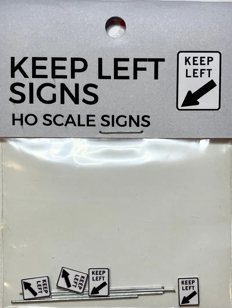 The Train Girl - Ttg009 - Keep Left 4Pk (Ho Scale) 1