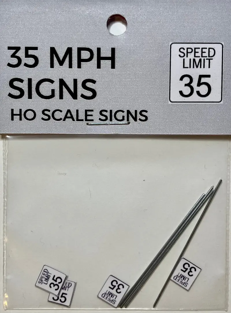 The Train Girl - Ttg013 - 35Mph Limit 4Pk (Ho Scale) 1