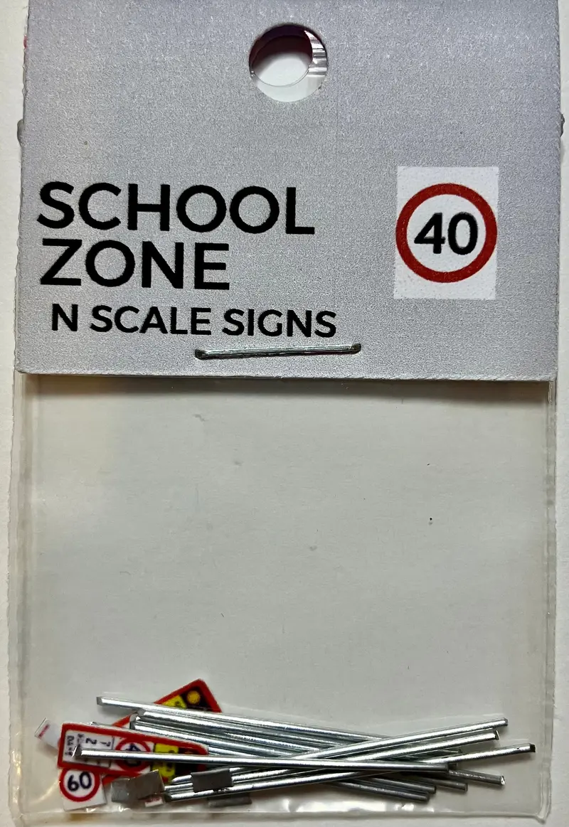 The Train Girl - Ttg024 - School Zone Pack (N Scale) 1