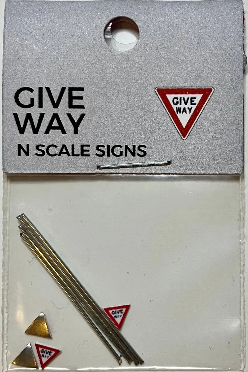 The Train Girl - Ttg027 - Give Way 4Pk (N Scale) 1