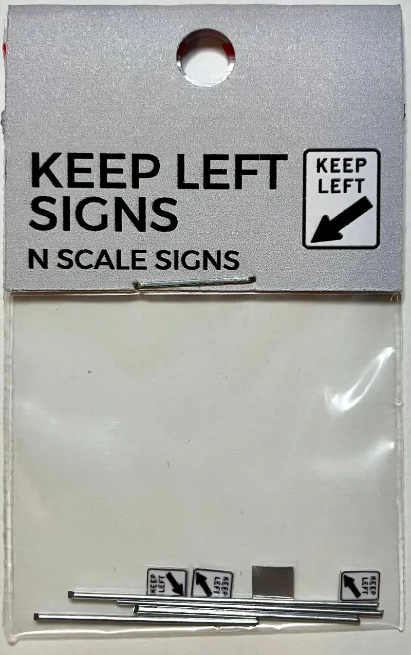 The Train Girl - Ttg028 - Keep Left 4Pk (N Scale) 1