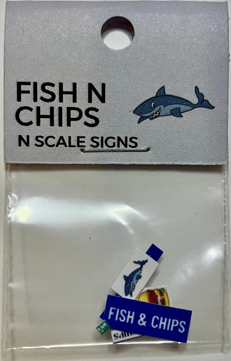 The Train Girl - Ttg051 - Aussie Advertising "Fish N Chips" 6Pk (N Scale) 1