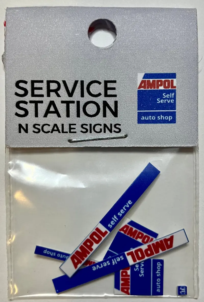 The Train Girl - Ttg054 - Aussie Advertising "Service Station" 6Pk (N Scale) 1