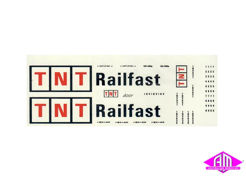 Tnt Railfast Decal Lcd-10 1