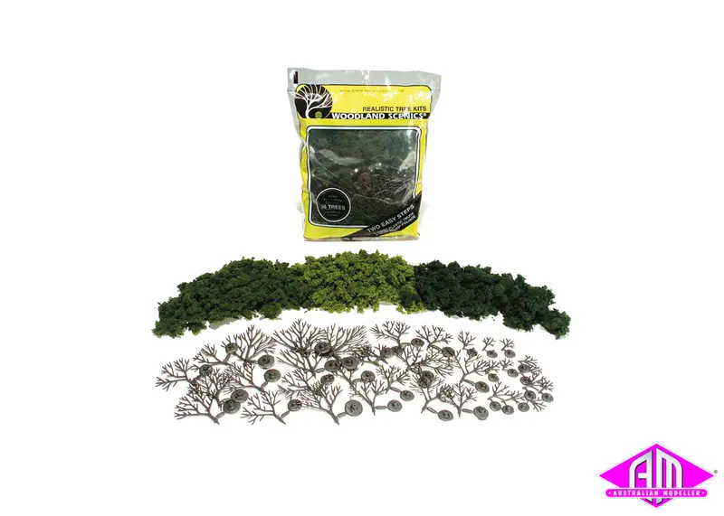 Tr1102 - Realistic Tree Kit - Deciduous Trees 14Pc (7.62Cm - 12.7Cm) 1