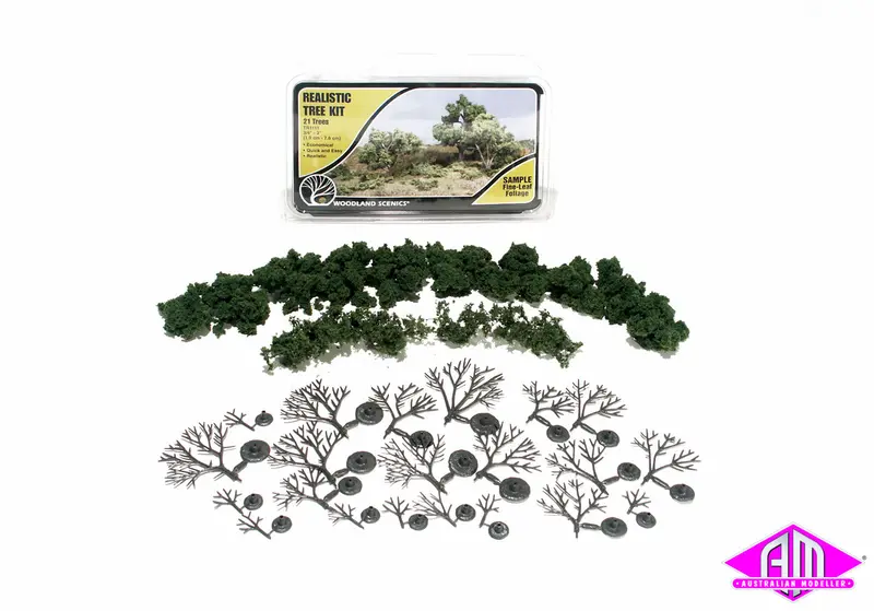 Tr1111 - Realistic Tree Kit 21Pc (1.9Cm - 7.62 Cm) 1