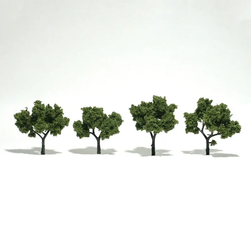 Tr1503 - Trees Light Green 4Pk (5.08Cm - 7.62Cm) 1