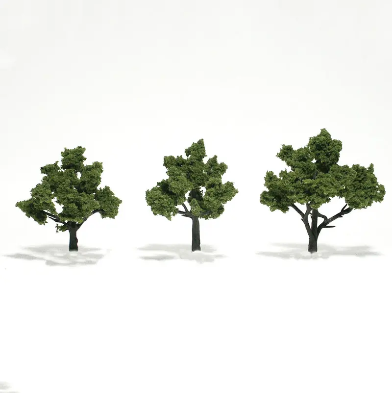 Tr1506 - Trees Light Green 3Pk (7.62Cm - 10.1Cm) 1