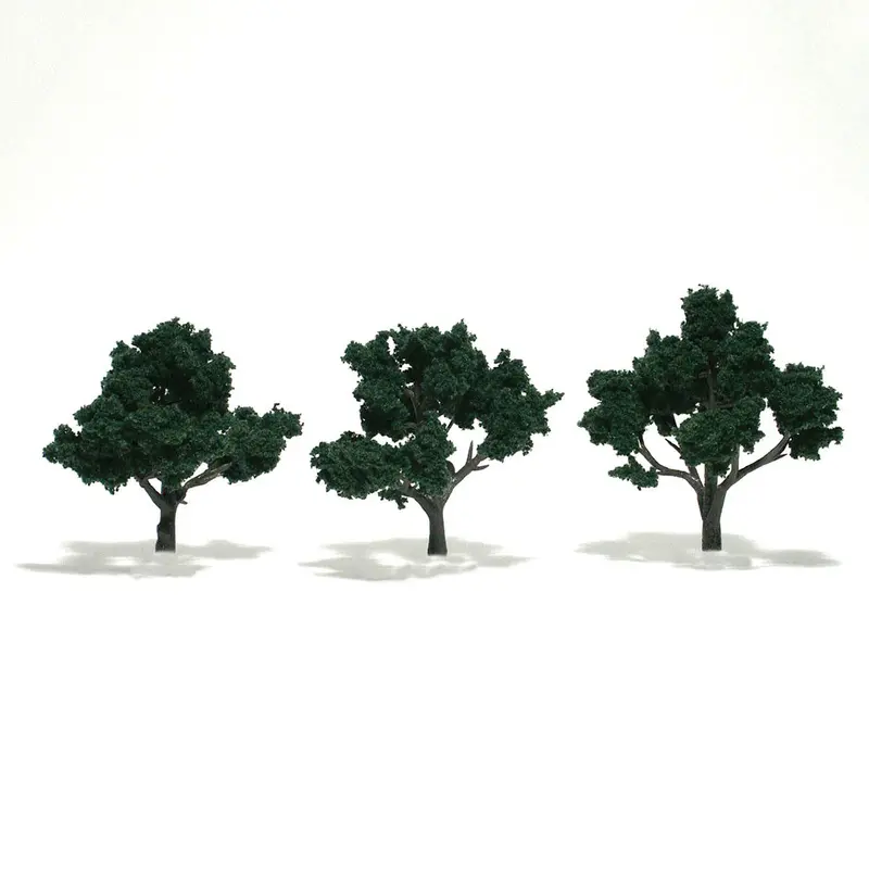 Tr1508 - Trees Dark Green 3Pk (7.62Cm - 10.1Cm) 1