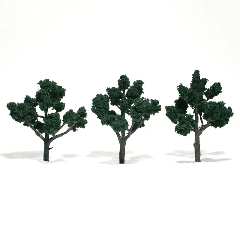 Tr1511 - Trees Dark Green 3Pk (10.1Cm - 12.7Cm) 1