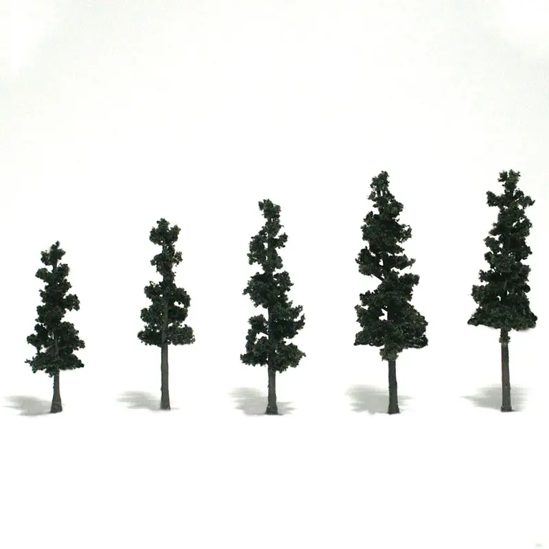 Tr1560 - Trees Conifer Green 5Pk (6.35 Cm - 10.1 Cm) 1