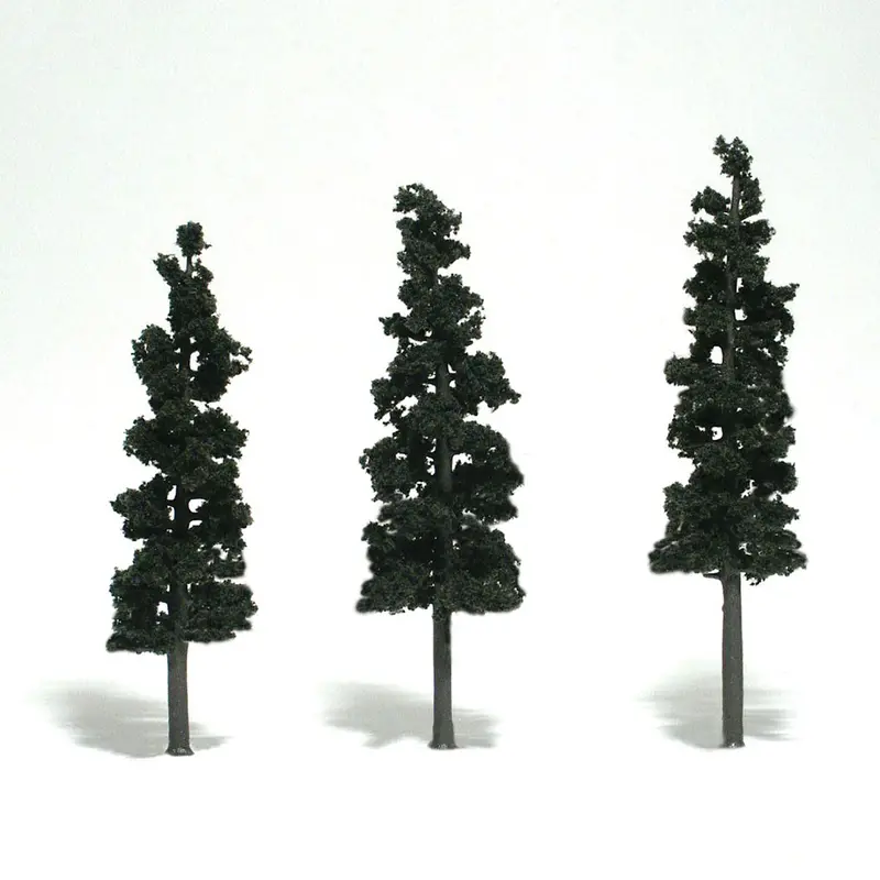 Tr1562 - Trees - Conifer Green 3Pk (15.2Cm-17.7Cm) 1