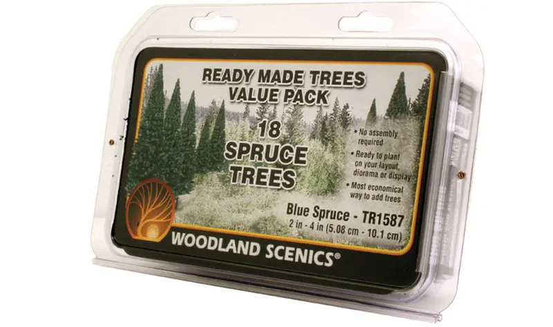 Tr1587 - Blue Spruce 18Pc (5.08Cm-10.1Cm) 1
