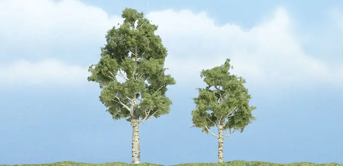 Tr1612 - Trees - Aspen 2Pc (6.98 Cm, 5.71 Cm) 1