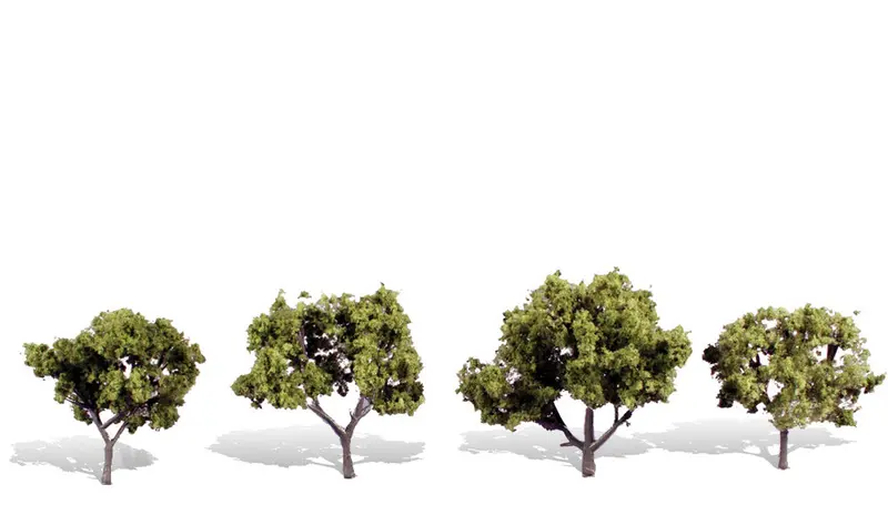 Tr3503 - Trees - Early Light 4Pc (5.08Cm-7.62Cm) 1