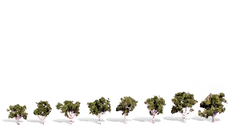 Tr3531 - Trees - Waters Edge 8Pc (1.9Cm-3.17Cm) 1