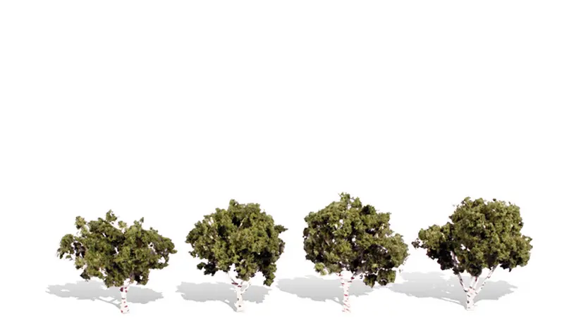 Tr3533 - Trees - Waters Edge 4Pk (5.08-7.62Cm) 1