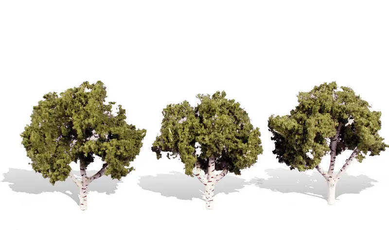 Tr3534 - Trees - Waters Edge 3Pk (7.62Cm-10.1Cm) 1