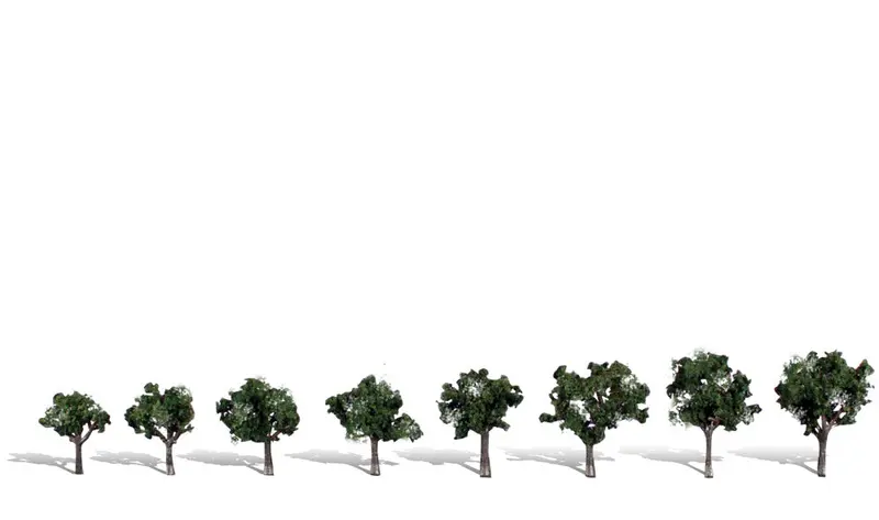 Tr3547 - Trees - Cool Shade 8Pc (1.9Cm-3.17Cm) 1