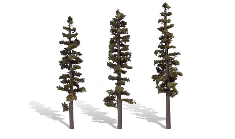 Tr3563 - Trees - Standing Timber 3Pc (17.7Cm-20.3Cm) 1