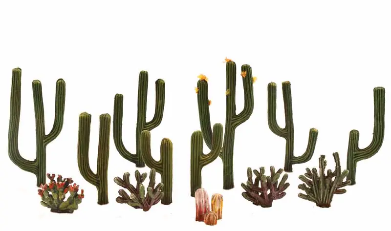 Tr3600 - Trees - Cactus Plants 13Pk (1.27Cm-6.35Cm) 1