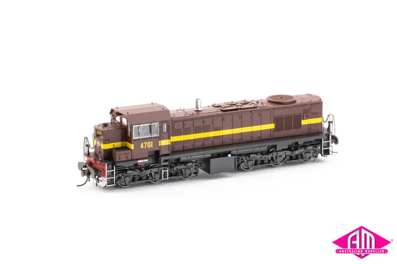 Trainorama - 47 Class Locomotive - 4701 - Indian Red (Ho Scale) 1