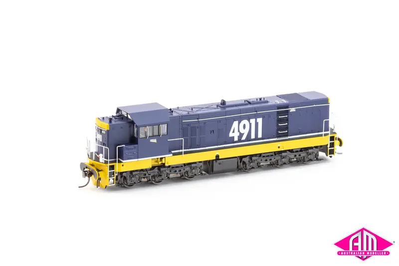 Trainorama - 49 Class Locomotive - 4911 - Freight Rail Blue (Ho Scale) 1