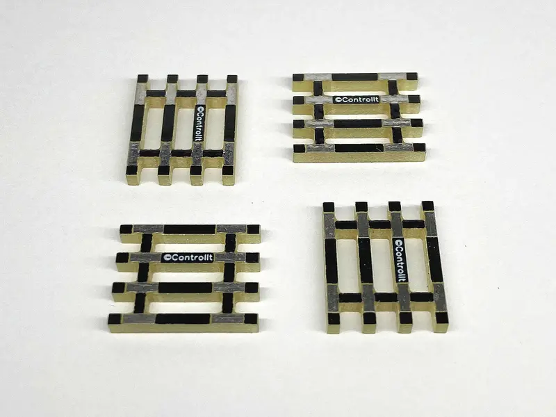 Trk-Pcs-N  - Controlit - Printed Circuit Board Sleepers, 1 Pair (N Scale) 1