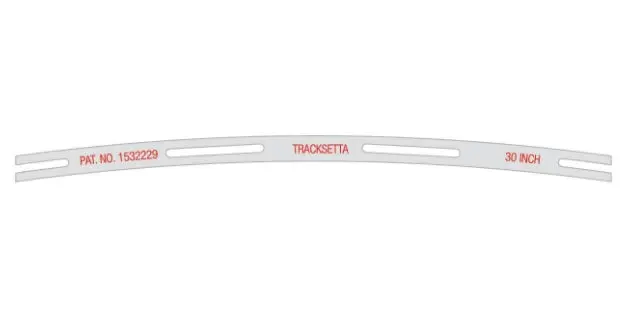 Ts-Nt30 - Radius Template - 30" - 762Mm (N Scale) 1