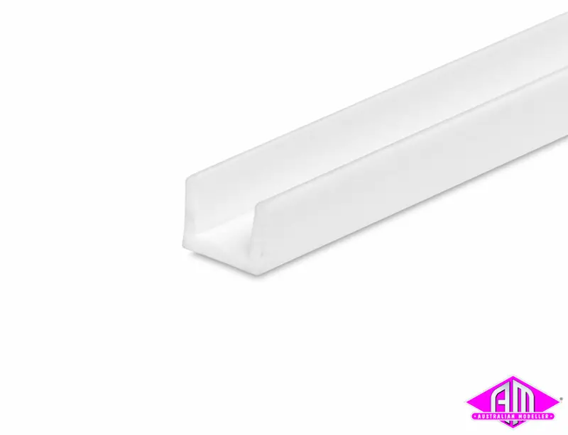 Ufs-3 - Styrene - U Channel - 3/32" 1