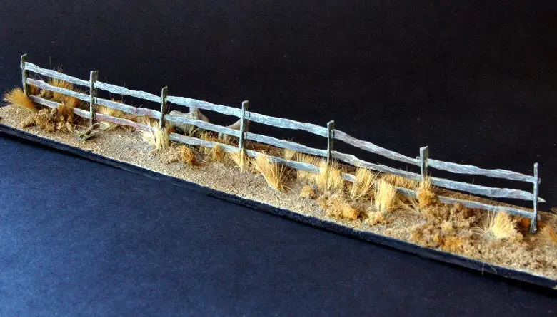 Uneek - Un-562 - 3 Rail Fencing - 350Mm (Ho Scale) 1