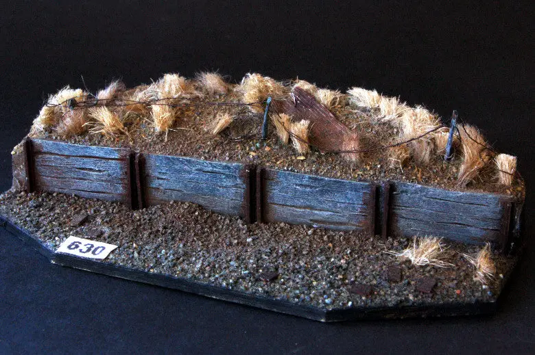 Uneek - Un-630 - Sleeper Retaining Wall (Ho Scale) 1