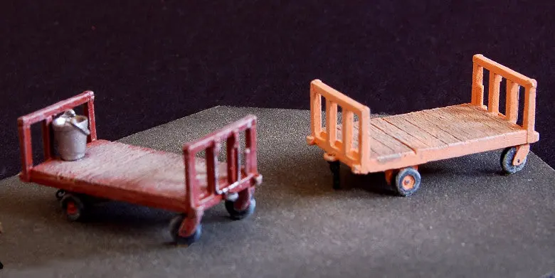 Uneek - Un-740 - Luggage Cart (Ho Scale) 1