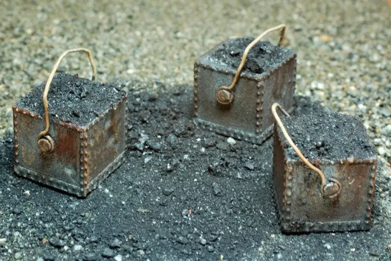 Uneek - Un-881 - Coal Buckets - Square (Ho Scale) 1