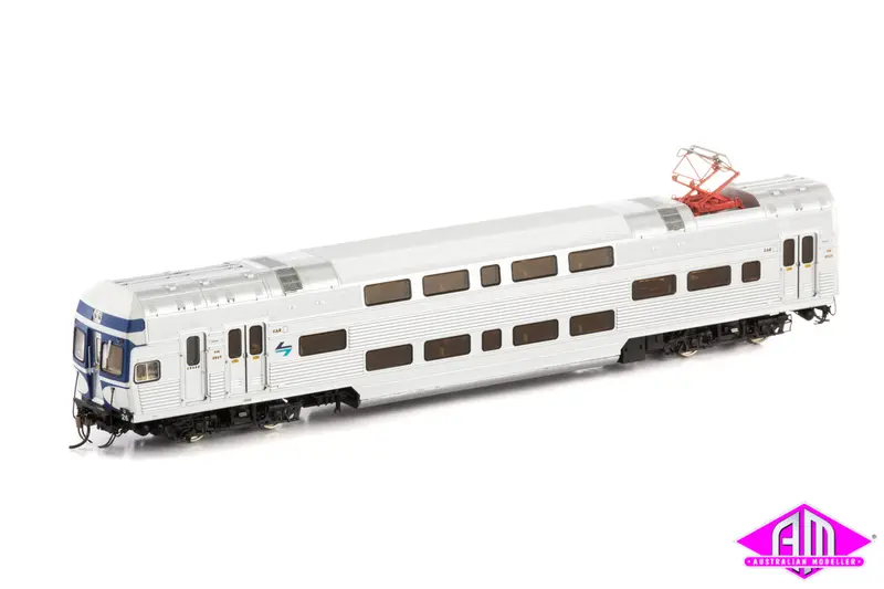 V Set Nswptc Blue Goose, Blue/Grey Nose With Blue L7 - 4 Car Set (Nps-36) Ho Scale 1