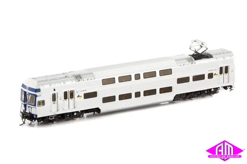 V Set Nswptc Blue Goose, Blue/Grey Nose With Blue/Yellow L7 - 4 Car Set (Nps-37) Ho Scale 1
